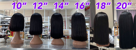 4x4 double Drawn 100%human hair HD lace frontal wig 12 to 18 inch